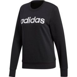 Bluza damska adidas W Essentials Linear Sweat czarna DP2363. Czarne bluzy adidas, xs, bez wzorów, z bawełny, bez ramiączek, bez kaptura. Za 169.00 zł.