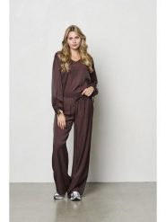 &Co Woman Bluzka "Marbelle" w kolorze brązowym rozmiar: L. Brązowe bluzki &Co Woman, l, bez wzorów, bez kołnierzyka, bez ramiączek. Za 204.96 zł.