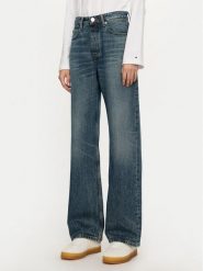Tommy Hilfiger Jeansy WW0WW42800 Granatowy Loose Fit. Niebieskie jeansy Tommy Hilfiger, bez wzorów, z bawełny. Za 439.99 zł.