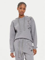 Fracomina Sweter FJ24WT7001K468E5 Szary Regular Fit. Szare swetry Fracomina, s, bez wzorów, z syntetyku, bez ramiączek. Za 559.99 zł.