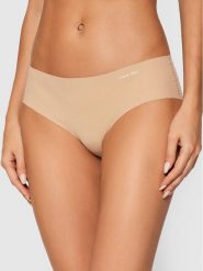 Calvin Klein Underwear Figi klasyczne 0000D3429E Beżowy. Brązowe figi Calvin Klein Underwear, bez wzorów, z syntetyku. Za 49.99 zł.