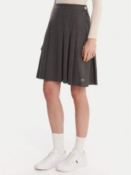 Lacoste Spódnica plisowana JF5358 Szary Regular Fit. Szare spódnice Lacoste, bez wzorów, z syntetyku, plisowane. Za 949.99 zł.