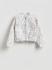 Kurtka ze stójką - wielobarwny. Kurtki Reserved, l, bez wzorów, z bawełny, bez kaptura. Za 179.99 zł.