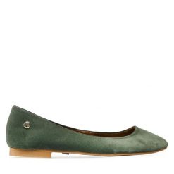 Baleriny Maciejka. Zielone baleriny Maciejka, bez wzorów, bez obcasa, bez zapięcia. Za 229.99 zł.