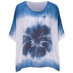Cellbes Bluzka niebieski female niebieski 34/36. Niebieskie bluzki Cellbes, bez wzorów, z tkaniny, bez kołnierzyka, bez ramiączek. W wyprzedaży za 48.00 zł.