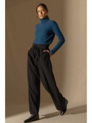 Perfect Cashmere Kaszmirowy golf w kolorze niebieskim rozmiar: S. Niebieskie swetry Perfect Cashmere, s, bez wzorów, z kaszmiru, bez ramiączek. Za 347.99 zł.