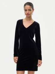 Vero Moda Sukienka koktajlowa Effie 10317001 Czarny Slim Fit. Czarne sukienki Vero Moda, xs, bez wzorów, z syntetyku, wizytowe, bez kołnierzyka, bez ramiączek. Za 89.99 zł.