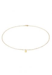Elli Damski wisiorek płaski ze strukturą ponadczasowy ze srebra próby 925 Sterling Silver Naszyjniki 1 ct. Szare naszyjniki Elli, z materiału, pozłacane. Za 248.99 zł.