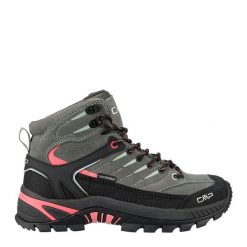 Buty trekkingowe damskie CMP RIGEL 2.0 MID skóra wodoodporne. Zielone buty trekkingowe CMP, ze skóry, bez zapięcia. Za 449.99 zł.