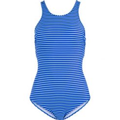 Kostium kąpielowy shape bonprix błękit królewski - turkusowy w paski. Bielizna modelująca marki bonprix. Za 124.99 zł.