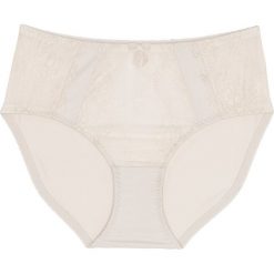 Figi "maxi" bonprix piaskowy beżowy - kremowy. Brązowe figi marki bonprix. Za 27.99 zł.