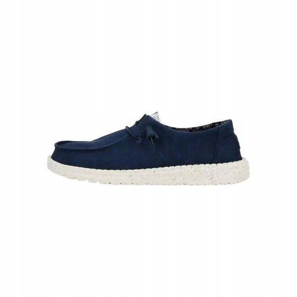 HeyDude Damskie Mokasyny Wendy Stretch Canvas. Niebieskie mokasyny Hey dude, bez wzorów, z materiału. Za 259.00 zł.