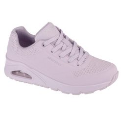 Buty sportowe Sneakersy damskie, Uno Frosty Kicks. Fioletowe buty sportowe lifestyle Skechers, bez wzorów, sportowe, bez zapięcia, skechers sport. Za 319.99 zł.