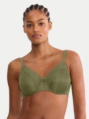 Triumph Biustonosz z fiszbiną Ladyform Soft 10224866 Zielony. Zielone biustonosze Triumph, bez wzorów, z syntetyku. Za 149.30 zł.