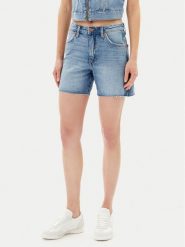 Wrangler Szorty jeansowe Cowboy 112362703 Niebieski Relaxed Fit. Niebieskie szorty Wrangler, bez wzorów, z bawełny. Za 179.99 zł.