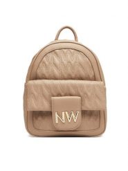 Nine West Plecak CEO-Astoria-Aura-LX10163 Beżowy. Brązowe plecaki Nine West, bez wzorów, z materiału, bez dodatków. Za 369.99 zł.