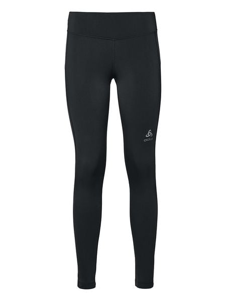 Odlo Legginsy "Essential Warm" w kolorze czarnym do biegania rozmiar: XS. Czarne legginsy ODLO, xs, bez wzorów, z materiału, do biegania. Za 113.63 zł.