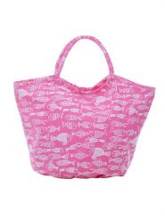 Overbeck and Friends Shopper bag "Crazy Fish" w kolorze różowym - 63 x 45 x 29 cm rozmiar: onesize. Różowe shopper bag Overbeck and Friends, bez wzorów, z materiału, bez dodatków. Za 114.44 zł.