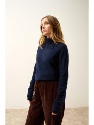 Just Cashmere Kaszmirowy golf "Dundee" w kolorze granatowym rozmiar: M. Niebieskie swetry Just Cashmere, m, bez wzorów, z kaszmiru, bez ramiączek. Za 369.99 zł.