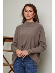 Joséfine Sweter "Izsak" w kolorze brązowym rozmiar: M. Brązowe swetry Joséfine, m, bez wzorów, z kaszmiru, bez ramiączek. Za 152.99 zł.