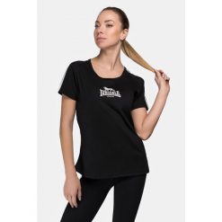 Koszulka damska Lonsdale Drisse. Białe t-shirty sportowe Lonsdale, bez wzorów, bez ramiączek, na fitness i siłownię. W wyprzedaży za 106.65 zł.