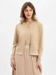 JOOP! Kardigan - Kona Kobiety beżowy, 34. Brązowe swetry Joop!, bez wzorów, z jeansu, bez ramiączek. Za 429.95 zł.
