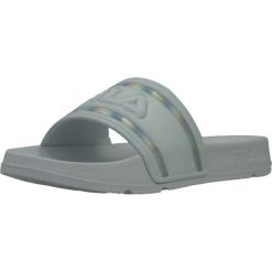 Klapki Fila Model Morro Bay Logo Kolor Biały. Białe klapki Fila, bez wzorów, z syntetyku, sportowe, bez obcasa, bez zapięcia. Za 115.00 zł.