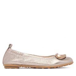 Baleriny Hispanitas. Żółte baleriny Hispanitas, bez wzorów, bez obcasa, bez zapięcia. Za 479.99 zł.