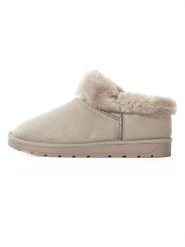 ISLAND BOOT Botki zimowe "Insha" w kolorze szarobrązowym rozmiar: 36. Brązowe botki Island Boot, bez wzorów, bez obcasa, bez zapięcia. Za 129.57 zł.