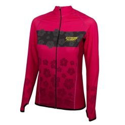 Bluza damska do biegania rozpinana EXTREME HOBBY FLOWERS. Czerwone bluzy EXTREME HOBBY, na jesień, xl, bez wzorów, z elastanu, sportowe, bez ramiączek, bez kaptura. Za 219.00 zł.