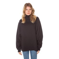 Bluza sportowa damska Superdry Ana High Neck Crew. Czarne bluzy bez kaptura Superdry, m, bez wzorów, z bawełny, bez kaptura. Za 160.00 zł.