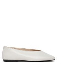 Calvin Klein Baleriny HW0HW02441 Beżowy. Brązowe baleriny Calvin Klein, bez wzorów, ze skóry, bez obcasa, bez zapięcia. Za 279.99 zł.