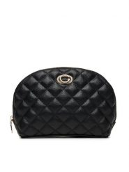 Guess Kosmetyczka PW7547 P5470 Czarny. Czarne torebki klasyczne Guess, z aplikacjami, ze skóry, bez dodatków. Za 149.99 zł.