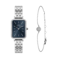 Daniel Wellington Kobietyzegarek Daniel Wellington Quadro srebrny - stal nierdzewna Zegarki damskie 1 ct Damski. Szare zegarki Daniel Wellington, srebrne. Za 1,147.99 zł.