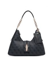 Guess Torebka Yvonne HWSG23 78010 Czarny. Czarne torebki klasyczne Guess, z aplikacjami, ze skóry, bez dodatków. Za 544.99 zł.