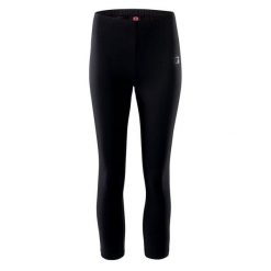 Legginsy 3/4 Damskie Silky. Czarne legginsy IQ, bez wzorów, sportowe. Za 60.99 zł.