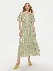 YAS Sukienka koktajlowa Dasha 26032865 Zielony Regular Fit. Zielone sukienki YAS, m, bez wzorów, z syntetyku, wizytowe, bez kołnierzyka, bez ramiączek. Za 339.99 zł.