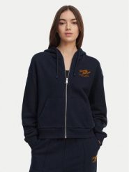 Tommy Hilfiger Bluza Terry WW0WW47845 Granatowy Relaxed Fit. Niebieskie bluzy Tommy Hilfiger, l, bez wzorów, z bawełny, bez ramiączek, bez kaptura. Za 649.99 zł.