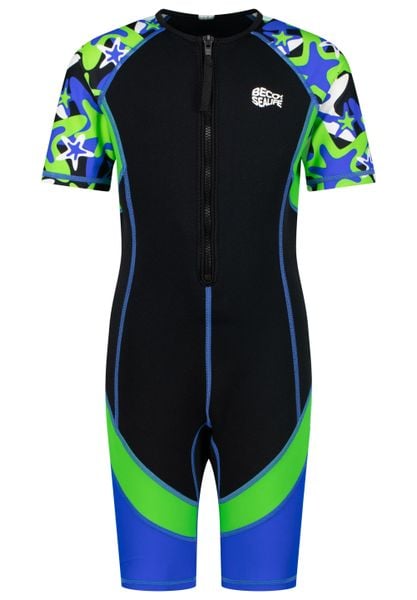 Beco -sealife Wetsuit Blue/green. Zielone kombinezony BECO, s, bez wzorów, z materiału, retro, bez kołnierzyka, bez ramiączek. Za 265.99 zł.