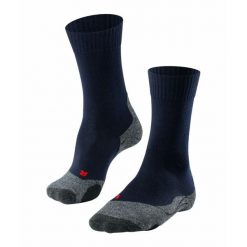 Skarpetki damskie Falke TK2. Niebieskie skarpetki Falke, bez wzorów, z elastanu. Za 166.00 zł.