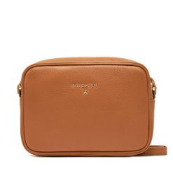 Torebka Patrizia Pepe. Brązowe listonoszki Patrizia Pepe, bez wzorów, bez dodatków. Za 449.99 zł.