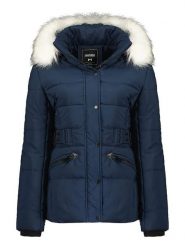 ANAPURNA Parka "Chestana" w kolorze granatowym rozmiar: XL. Niebieskie płaszcze ANAPURNA, xl, bez wzorów, klasyczne, bez kaptura. Za 237.73 zł.