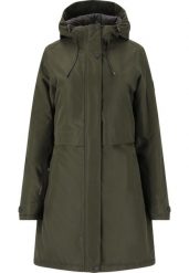 Parka dla kobiet Whistler Mullie V2 10000. Szare płaszcze WHISTLER, l, bez wzorów, z materiału, eleganckie, bez kaptura. Za 386.00 zł.