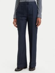BOSS Spodnie materiałowe Talia5 50564488 Granatowy Regular Fit. Niebieskie spodnie materiałowe Boss, bez wzorów, z lyocellu. Za 1,059.00 zł.