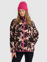 4F Polar ze stójką oversize damski - multikolor L. Bluzy z polaru 4f, na zimę, l, bez wzorów, z materiału. Za 189.99 zł.