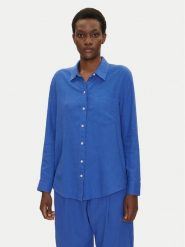 Gap Koszula 885287-15 Niebieski Regular Fit. Niebieskie koszule GAP, xs, bez wzorów, ze lnu, bez kołnierzyka, bez ramiączek. Za 199.99 zł.