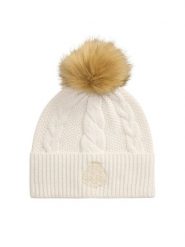 LAUREN RALPH LAUREN Czapka 454P23502003 Kremowy. Białe czapki zimowe Lauren Ralph Lauren, bez wzorów, z poliesteru. Za 379.99 zł.