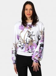 Sweter Damski Luhta Espoi. Białe swetry Luhta, s, bez wzorów, z elastanu, eleganckie, bez ramiączek. Za 319.00 zł.