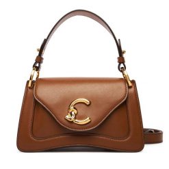 Torebka Coccinelle. Brązowe torebki klasyczne Coccinelle, bez wzorów, klasyczne, bez dodatków. Za 1,309.00 zł.