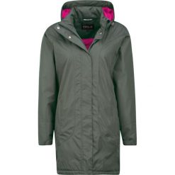Płaszcz damski Pro-X Elements Claire. Zielone płaszcze PRO-X ELEMENTS, bez wzorów, sportowe, bez kaptura. Za 565.00 zł.